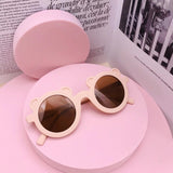Bear UV Protection Frame Glasses Sunglasses