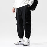 Men's Multi-pocket Embroidered Overalls