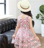 Summer Baby Girl Dance Floral Dress
