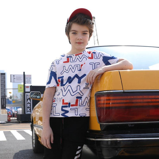 Children's printed T-shirt - Almoni Express