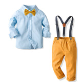 Dress Boys Formal Wear Overalls Little Flower Girl Costume Spring And Autumn Set