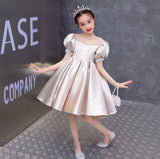 Puff Sleeve  Style Girl Princess Dress Little Girl Catwalk