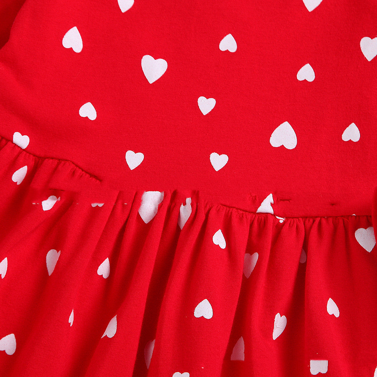 Girls Fashion Hot Red Peach Heart Dress