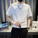 Short sleeved white
