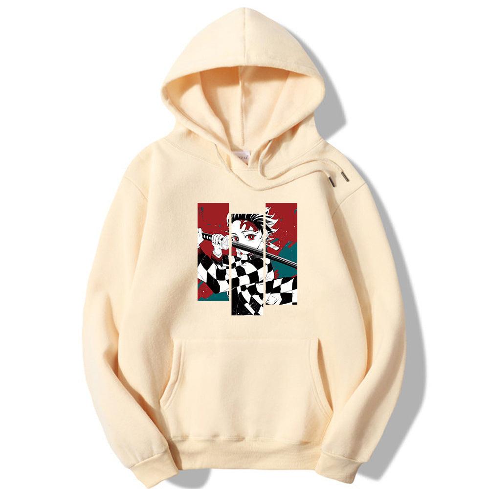 Anime Print Men's And Women's Hoodies Harajuku Street Fashion Hooded Sweatshirt - AL MONI EXPRESS