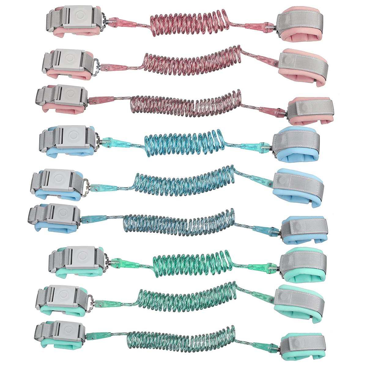 Anti Lost Wrist Link Add Key Lock Toddler Leash Baby Walker Safety Belt Wristband Walking Strap Rope Adjustable Harness - Almoni Express