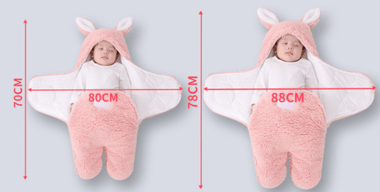 Baby Hold Newborn Thickened Out Wrap Swaddle Sleeping Bag - Almoni Express