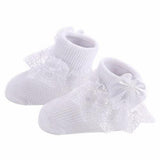 BOW LACE baby socks - Almoni Express