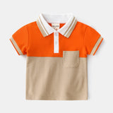 Boy's baby T-shirt short-sleeved summer kids children's top - Almoni Express