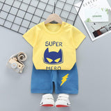 Cartoon children short sleeve suit - Almoni Express