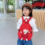 Cartoon Cute Little Bear Kindergarten School Bag - Almoni Express