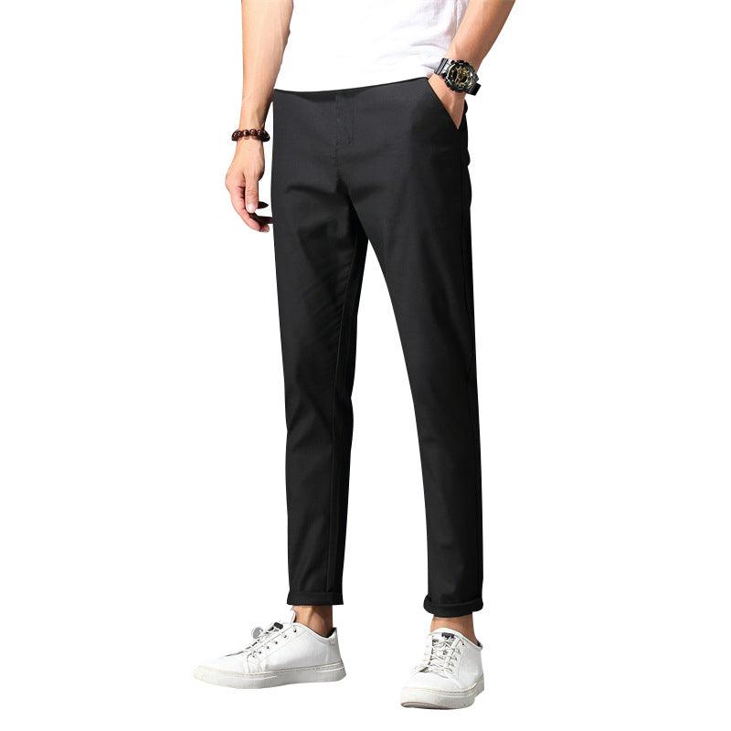 Casual pants Korean style straight slim fit - AL MONI EXPRESS