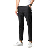 Casual pants Korean style straight slim fit - AL MONI EXPRESS