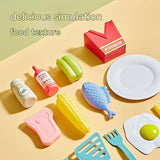Children's Barbecue Table Toy Play House Color Changing Food Simulation Cooking - AL MONI EXPRESS