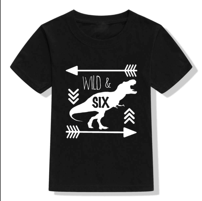 Children's Round Neck Short Sleeve - Almoni Express