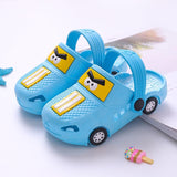 Children'S Slippers Summer New Boy Cartoon Car Baby Sandals Kids Indoor Non-Slip Girls Hole Shoes - Almoni Express