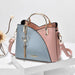 Blue with pink