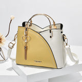 Color Block Handbag Love Tassel Decor Crossbody Bags For Women - AL MONI EXPRESS