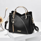 Color Block Handbag Love Tassel Decor Crossbody Bags For Women - AL MONI EXPRESS