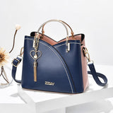 Color Block Handbag Love Tassel Decor Crossbody Bags For Women - AL MONI EXPRESS
