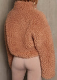 Fashion Cashmere Cardigan Short Jacket Lamb Wool Coat Women - Almoni Express