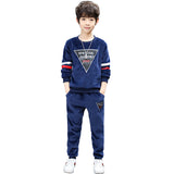 Boys' Spring Gold Velvet Children's Suit