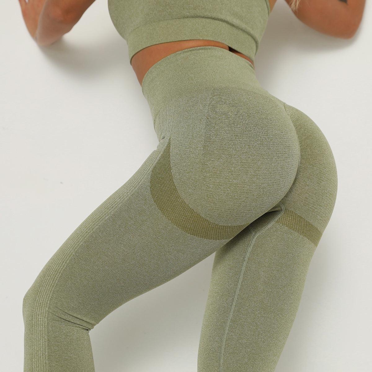Fitness Yoga Pants Butt Lifting Seamless Leggings Women Gym - AL MONI EXPRESS