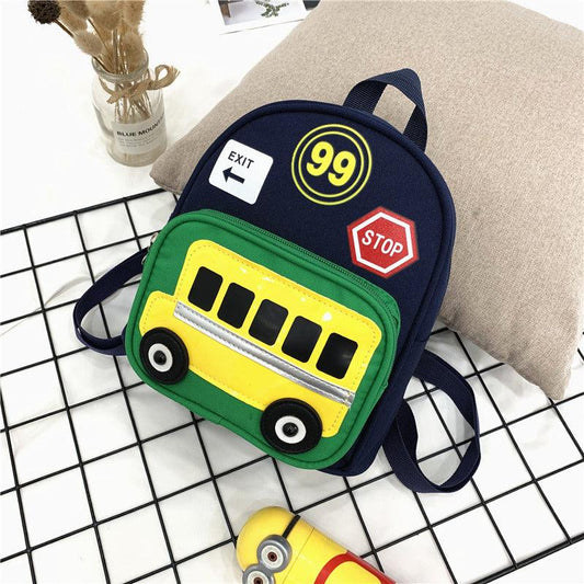 Heopono Durable Nice Little Children School Book Bag Small Boys Girls Cartoon Cute Mini Funny Back to School Backpack for Kids - Almoni Express