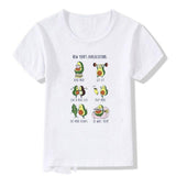 Kids Summer New Cute Vegan Boys Girls T Shirt - Almoni Express