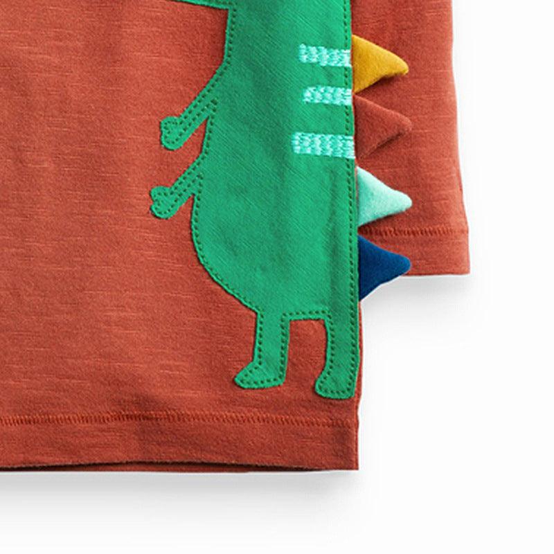 Knitted cotton boy t-shirt - Almoni Express