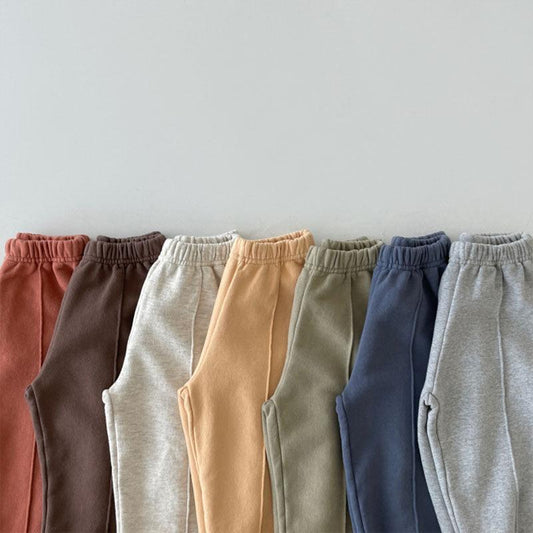 Korean Version Of The Children's Simple Solid Color Casual Pants - Almoni Express