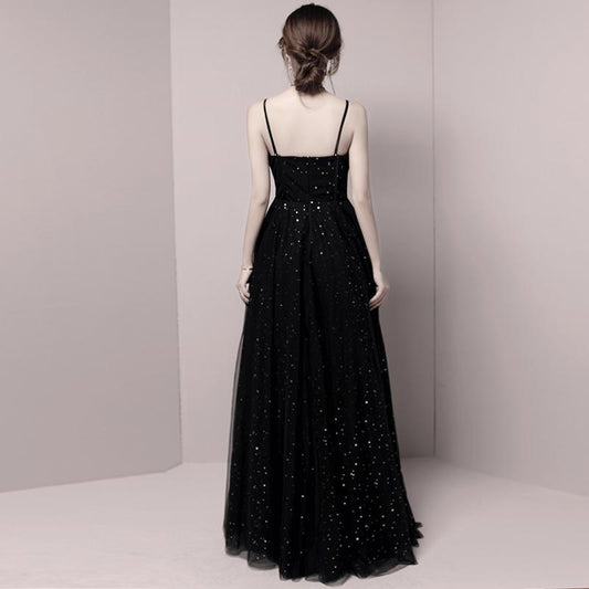 Long Temperament Suspender Dress Skirt Girl - Almoni Express