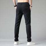 Men's Fashion Loose Straight Casual Jeans - Almoni Express