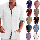 Men's Shirt Long Sleeve Casual - AL MONI EXPRESS