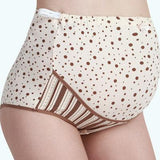 Pregnant women's underwear, stomach lift pants, maternity clothes, cotton, pregnant women's underwear, adjustable high waist pants - Almoni Express