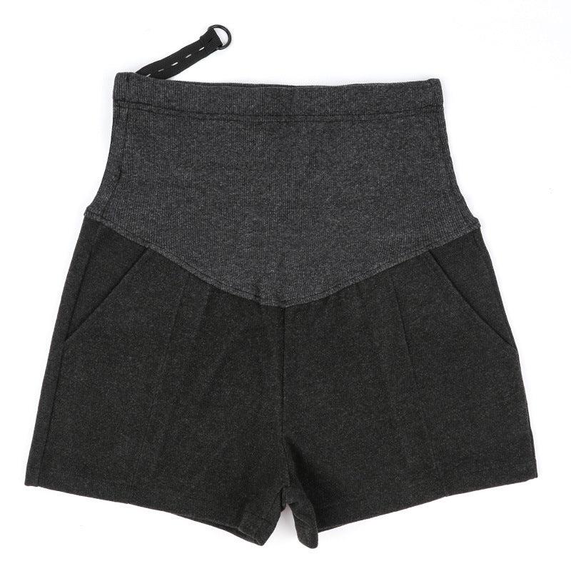 Pregnant women shorts, tide mom, woolen stomach lift pants - Almoni Express