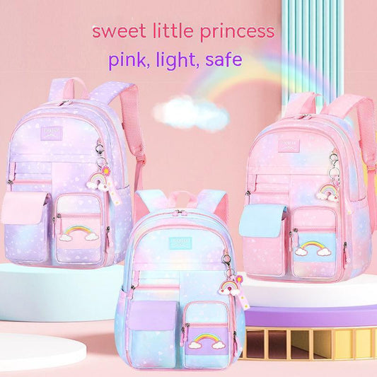 Side Opening Cute Relieve Pressure Children's Backpack - Almoni Express