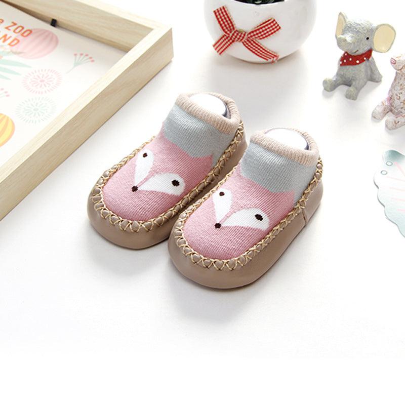 Spring And Autumn New Cartoon Baby Walking Shoes For Boys And Girls - Almoni Express