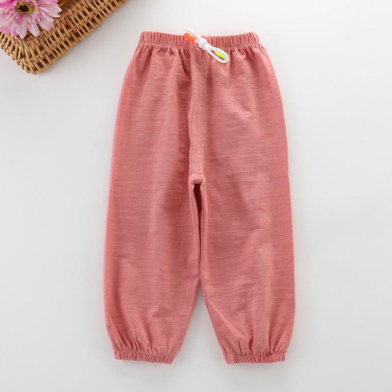 Spring And Summer New Children'S Mosquito Pants, Boys And Girls, Infants, Korean Version Of Bloomers, Thin Loose Trousers - Almoni Express