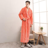 Thick waist velvet bathrobe - Almoni Express