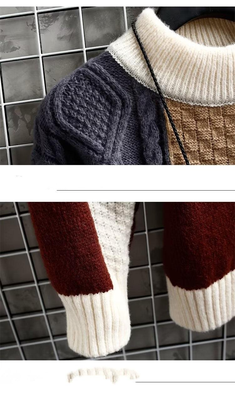 Wind Lazy Long Sleeve Pullover Casual Sweater Man - Almoni Express