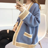 Women's Tops Sweaters Knitwear Loose Jackets - Almoni Express